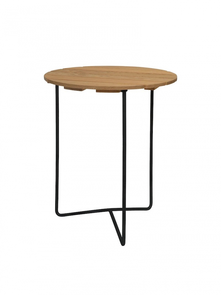 Bord 6B 60 - oliebehandlet eg/sort i gruppen Udendørs møbler / Bord / Cafébord hos Sommarboden i Höllviken AB (101258526)