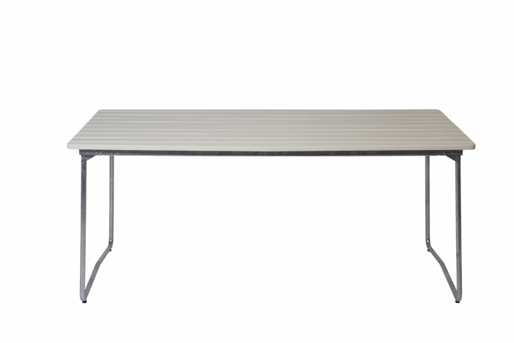 Tabel B31 170 - Hvid lakeret eg/hot -dip galvaniseret stativ i gruppen Udendørs møbler / Bord / Spisebord hos Sommarboden i Höllviken AB (10146)