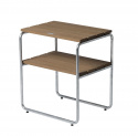 Sidebord L45 - oliebehandlet eg/varmgalvaniseret stativ