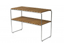 Aflastningsbord L105 - oliebehandlet eg/varmgalvaniseret stativ