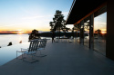Solstol A3 - hvidlakeret eg/varmgalvaniseret stativ
