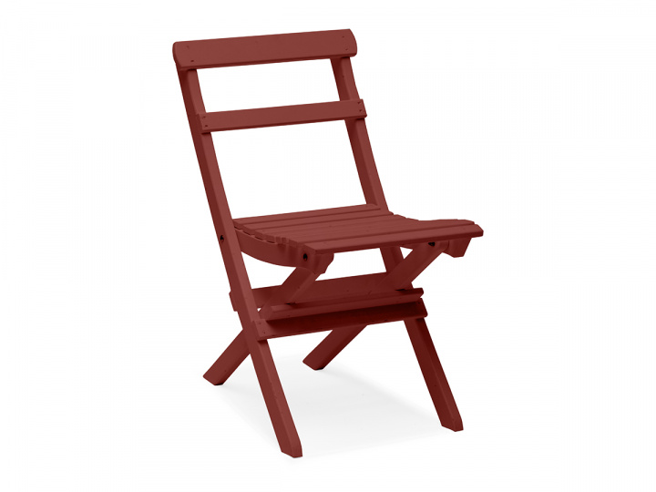 Torpet fælde stol - oxid rød i gruppen Udendørs møbler / Materiale / Fyrretræsmøbler / Stole - Fyrretræsmøbler hos Sommarboden i Höllviken AB (1022001001)