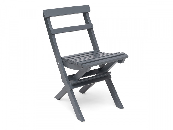 Torpet fælde stol - stålgrå i gruppen Udendørs møbler / Materiale / Fyrretræsmøbler / Stole - Fyrretræsmøbler hos Sommarboden i Höllviken AB (1022001015)