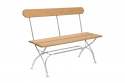 Bryggeri sofa - oliebehandlet eg/varmgalvaniseret stativ