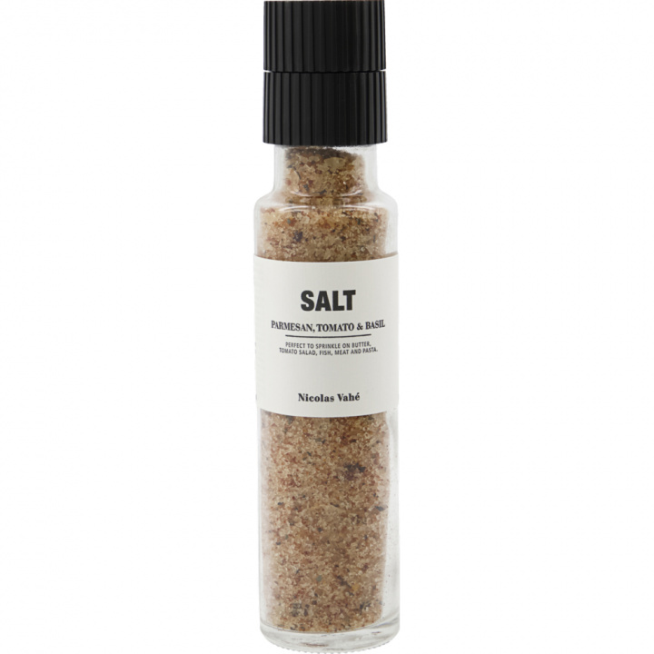 Nicolas Vahé salt 300g - parmesann tomato & basil i gruppen Indretning / Køkken & Dækning / Spiseligt hos Sommarboden i Höllviken AB (104981027-HD)