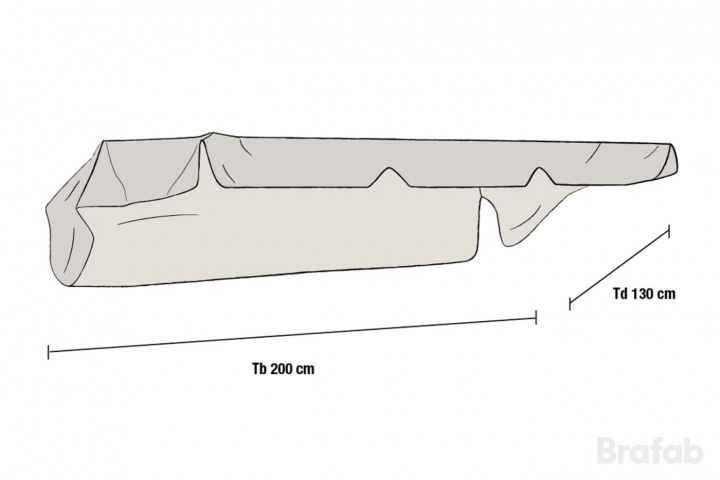 Olbia hængekøje tag - beige i gruppen Udendørs møbler / Solbeskyttelse / Hængekøjetag hos Sommarboden i Höllviken AB (1050-2)