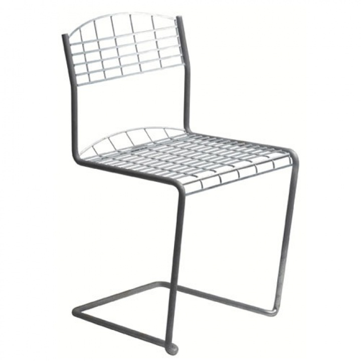High Tech Chair - Hot -dip galvaniseret i gruppen Udendørs møbler / Materiale / Rustfrit stål / Stole - Rustfrit stål hos Sommarboden i Höllviken AB (10601)