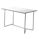 High Tech Table 110x70 - Hvide laminater/hot vicestand