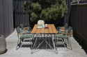 Skitse spisebord - 220x88 cm - bambus/grå