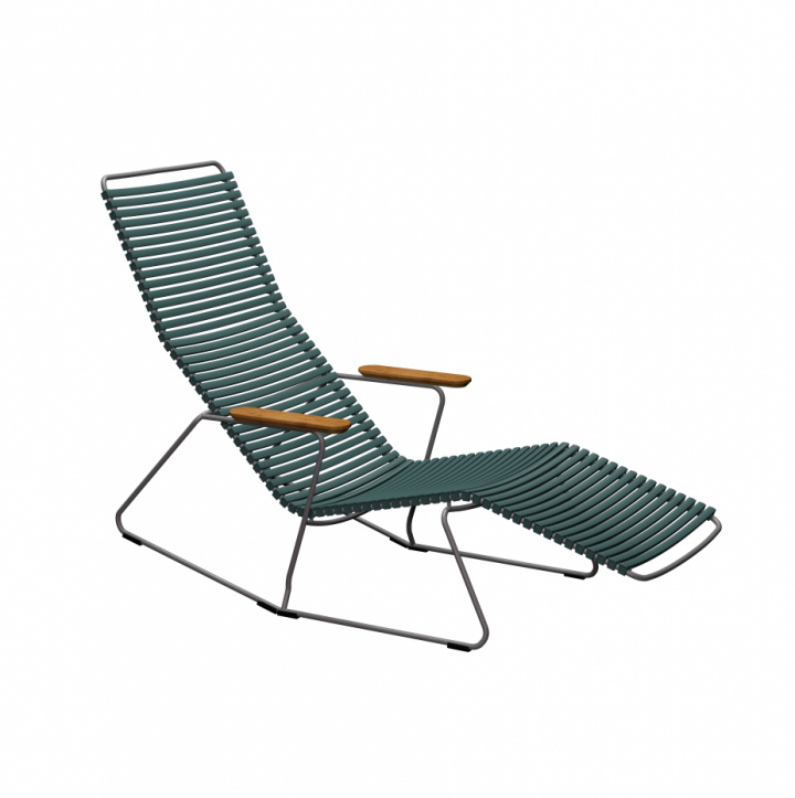 Klik på dækstole - Pine Green/Bambus i gruppen Udendørs møbler / Loungemøbler / Loungemoduler / Lænestole - Loungemoduler hos Sommarboden i Höllviken AB (10805-1118)