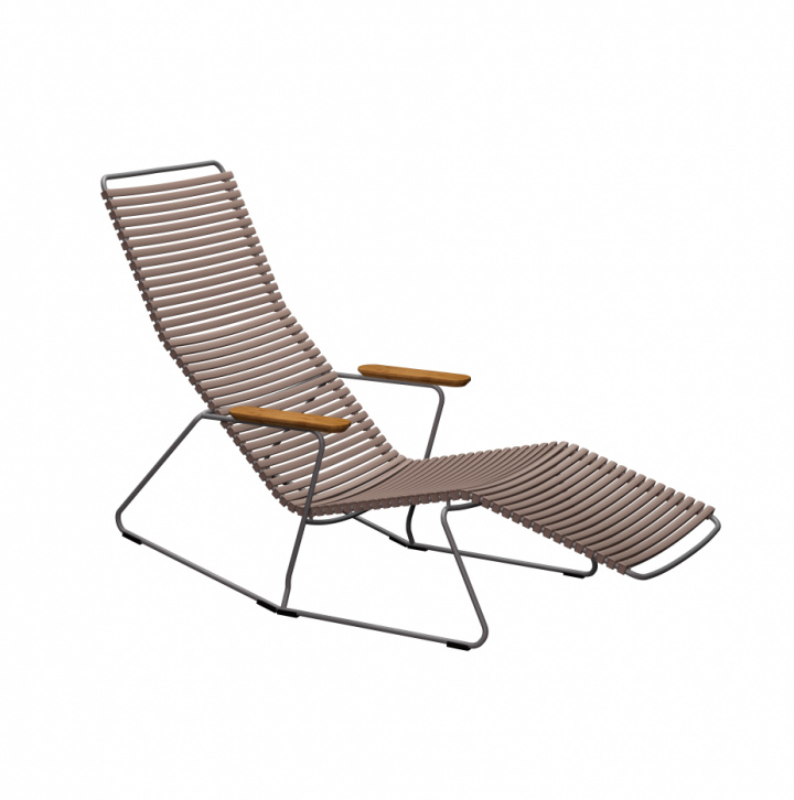 Klik på dækstole - Sand/bambus i gruppen Udendørs møbler / Loungemøbler / Loungemoduler / Lænestole - Loungemoduler hos Sommarboden i Höllviken AB (10805-6218)