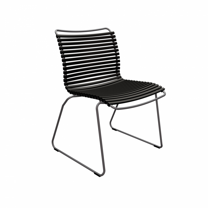 Klik på spisestol - sort i gruppen Udendørs møbler / Materiale / Rustfrit stål / Stole - Rustfrit stål hos Sommarboden i Höllviken AB (10814-2018)