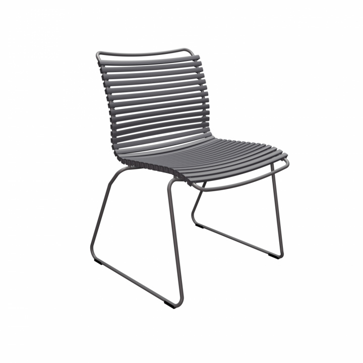 Klik på spisestol - mørkegrå i gruppen Udendørs møbler / Materiale / Rustfrit stål / Stole - Rustfrit stål hos Sommarboden i Höllviken AB (10814-7018)