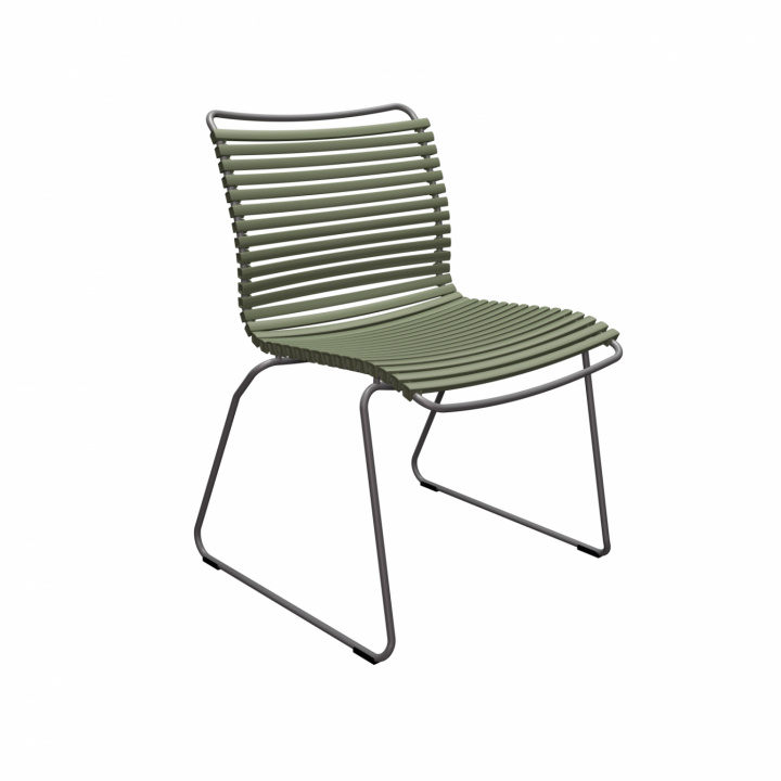 Klik på spisestol - Olive Green i gruppen Udendørs møbler / Materiale / Rustfrit stål / Stole - Rustfrit stål hos Sommarboden i Höllviken AB (10814-7118)