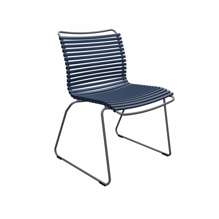 Klik på spisestol - mørkeblå i gruppen Udendørs møbler / Materiale / Rustfrit stål / Stole - Rustfrit stål hos Sommarboden i Höllviken AB (10814-9118)