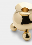 Ball kuglelysestage - poleret messing