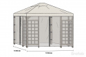 Myggenet til hov 35x35m 1par