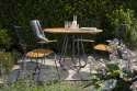 Circle spisebord ø110 - bambus/granit/grå aluminium