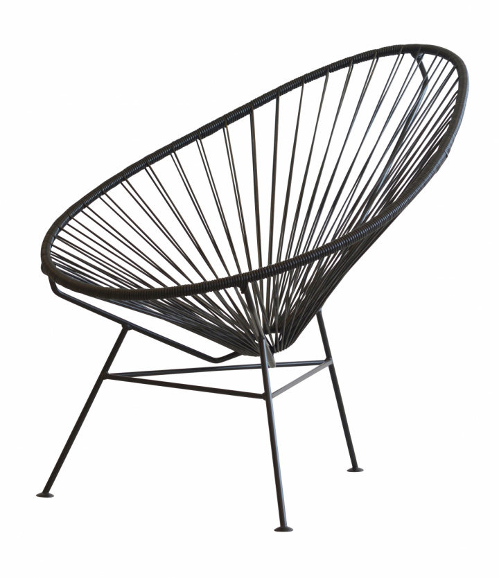 Acapulco stol - sort i gruppen Udendørs møbler / Stole & Havestole / Stole med armlæn hos Sommarboden i Höllviken AB (1101-OK)
