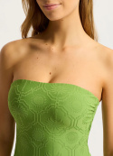 Oasis DD-cup bandeau badedragt - sage