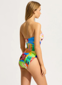 Cuba DD-cup bandeau badedragt - turquoise/multi