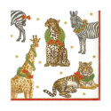 Wild Christmas Ivory servietter, 20-pak