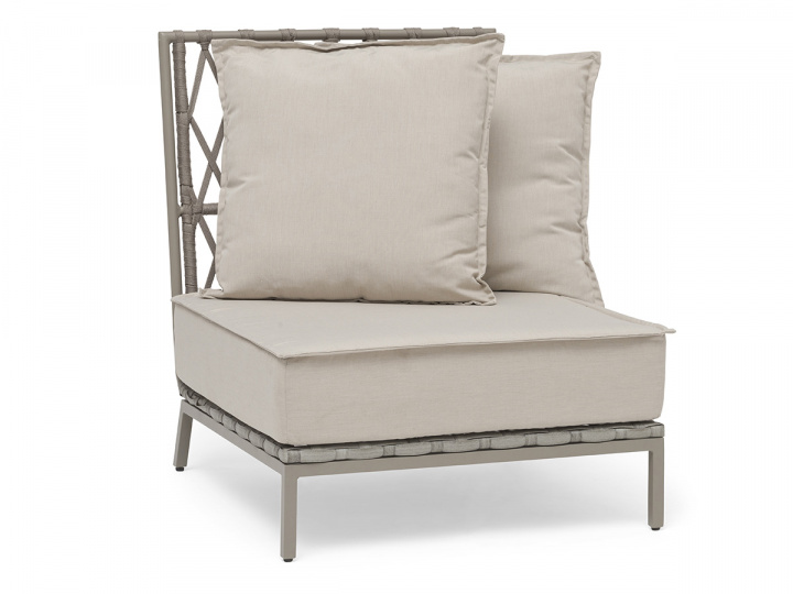 Jet set midterdel - beige i gruppen Udendørs møbler / Loungemøbler / Loungemoduler / Mittdelar - Loungemoduler hos Sommarboden i Höllviken AB (11533)