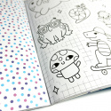 Color-in klistermærkebog - cute-a-licious doodles