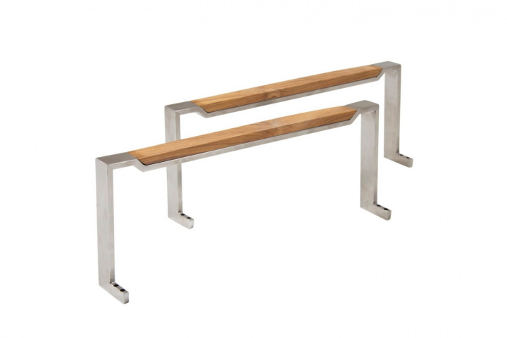 Gotland armlæn - teak i gruppen Udendørs møbler / Materiale / Rustfrit stål / Andet - Rustfrit stål hos Sommarboden i Höllviken AB (1218A)
