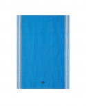 Stribet linned bomuldskøkkenhåndklæde - blå/hvidt