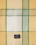 Påske linned/bomuld køkkenhåndklæde - gul/hvid