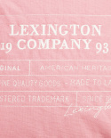 Logo Organic Cotton Canvas pudebetræk - pink/hvid