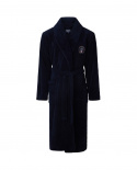 Lesley Fleece morgenkåbe - dark blue