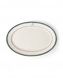 Holidays Stoneware serveringsfad - white/green