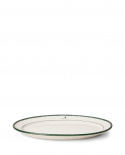 Holidays Stoneware serveringsfad - white/green