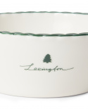 Holidays Stoneware skål - white/green