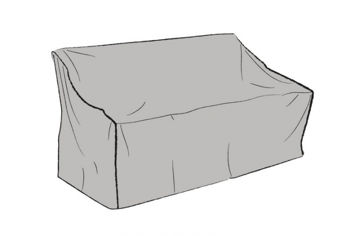 Sofabeskyttelse Belfort 130x81x93 cm - grå i gruppen Udendørs møbler / Møbelbeskyttelse / Møbelbeskyttelse og vedligeholdelse hos Sommarboden i Höllviken AB (1249-7)