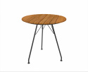 Omgå café tabel Ø74 - bambus/sort