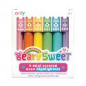 Beary Sweet mini markeringstuscher, med duft - multi