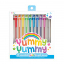 Yummy Yummy gelpen med duft - glitter