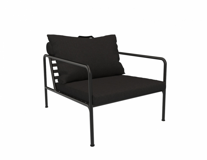 Avon Lounge stol - Char/Sunbrella Heritage i gruppen Udendørs møbler / Materiale / Rustfrit stål / Lounge - Rustfrit stål hos Sommarboden i Höllviken AB (14205-6812)