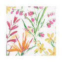 Brushstroke floral servietter, 20-pak