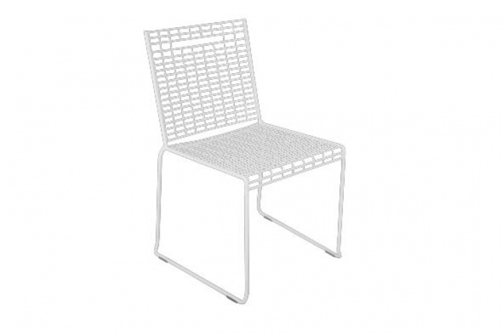 Sinarp -stol - Hvid i gruppen Udendørs møbler / Materiale / Aluminiummøbler / Stole - Aluminiumsmøbler hos Sommarboden i Höllviken AB (1451-05)