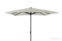 Anzio parasol 2,5x2,5 m - sort/hvid