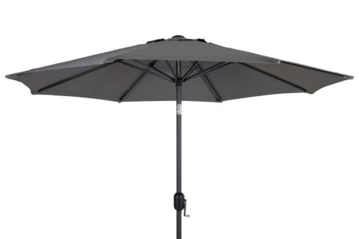 Cambre Parasol vipperbar Ø 2,5 m - Antracit/grå i gruppen Udendørs møbler / Solbeskyttelse / Parasoller hos Sommarboden i Höllviken AB (1470-73-07)