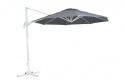 Linz er gratis -bundet parasol Ø 3 m - hvid/grå