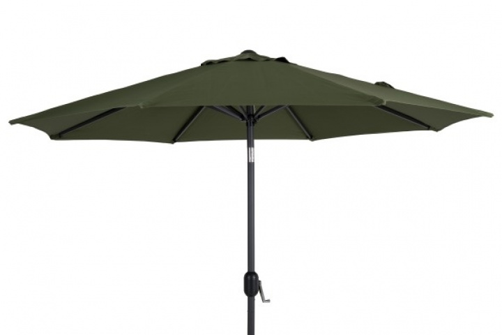 Cambre parasol vipperbar Ø 3 m - anthracit/grøn i gruppen Udendørs møbler / Solbeskyttelse / Parasoller hos Sommarboden i Höllviken AB (1490-73-31)