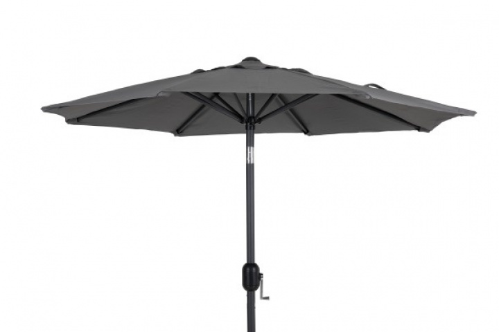 Cambre parasol vipperbar Ø 2 m - anthracit/grå i gruppen Udendørs møbler / Solbeskyttelse / Parasoller hos Sommarboden i Höllviken AB (1498-73-07)