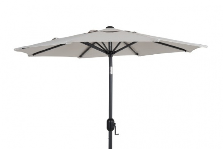 Cambre parasol tiltbar Ø 2 m - antracit/khaki i gruppen Udendørs møbler / Solbeskyttelse / Parasoller hos Sommarboden i Höllviken AB (1498-73-21)