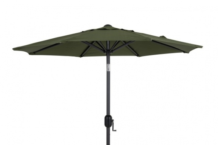 Cambre parasol vipperbar Ø 2 m - anthracit/grøn i gruppen Udendørs møbler / Solbeskyttelse / Parasoller hos Sommarboden i Höllviken AB (1498-73-31)